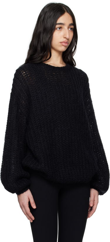 Sveter TOTEME TOTEME Puffed Knit Sweater Čierna | 252-WRT0547-YA0160, 1