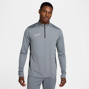 Mikina Nike Nike Academy Dri-FIT Men's Soccer Training Quarter-Zip Top Šedá | HJ3783-065, 4