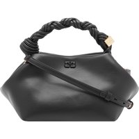 Braided Handle Leather Shoulder Bag