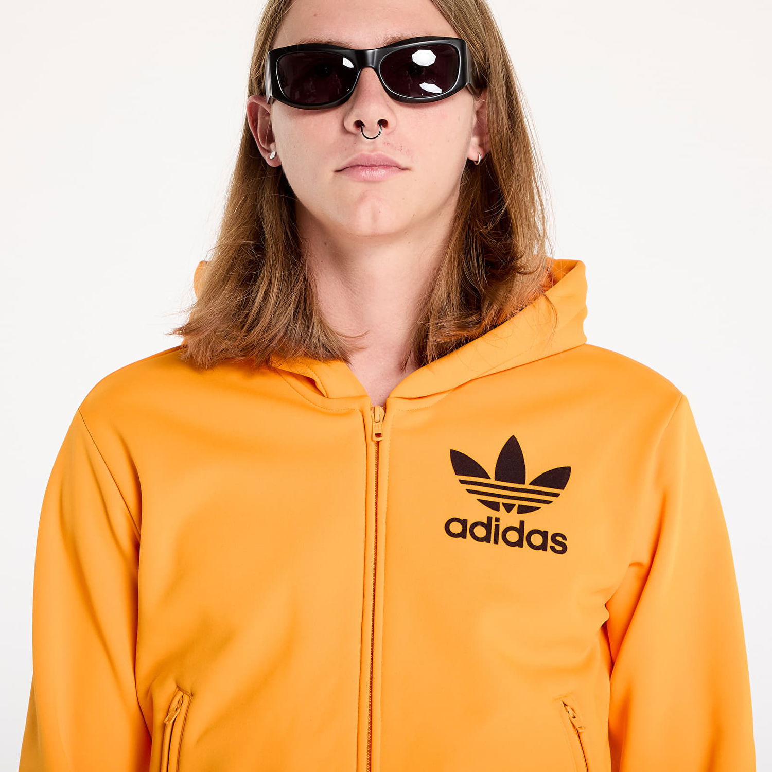 Mikina adidas Originals Wales Bonner x Track Hoodie Orange Oranžová | JJ2938, 1