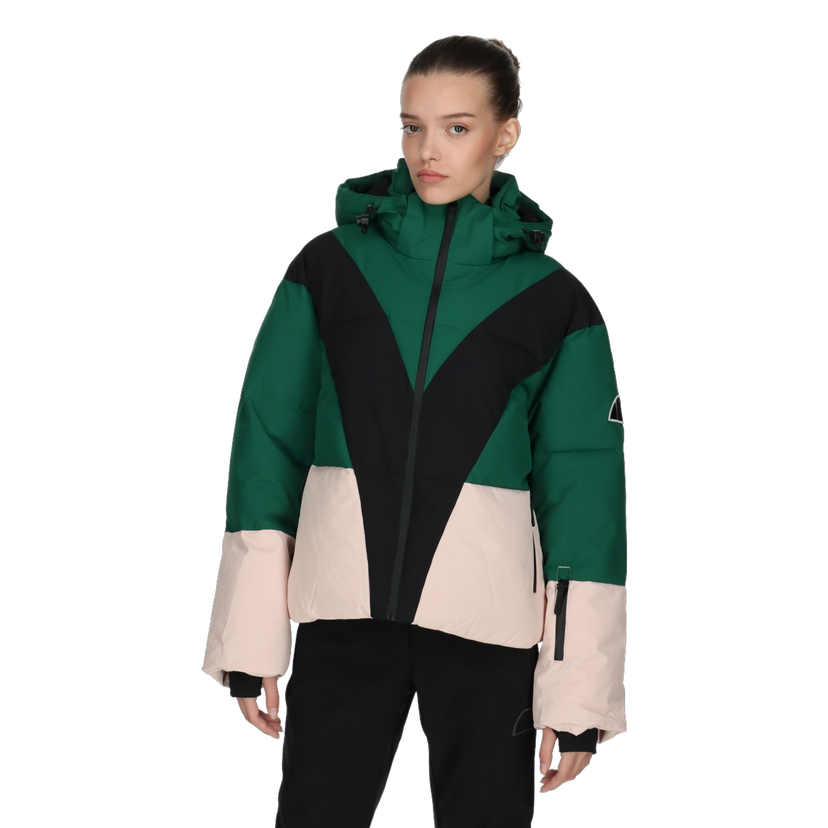 Prešívaná bunda Ellesse VICTORIA Color Block Puffer Jacket with Hood Rôznofarebný | ELA233F513-6U