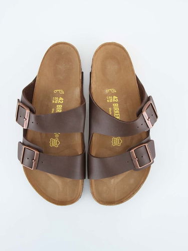 Tenisky a topánky Birkenstock Arizona Reg Birko-Flor Hnedá | 051701_dark brown, 4