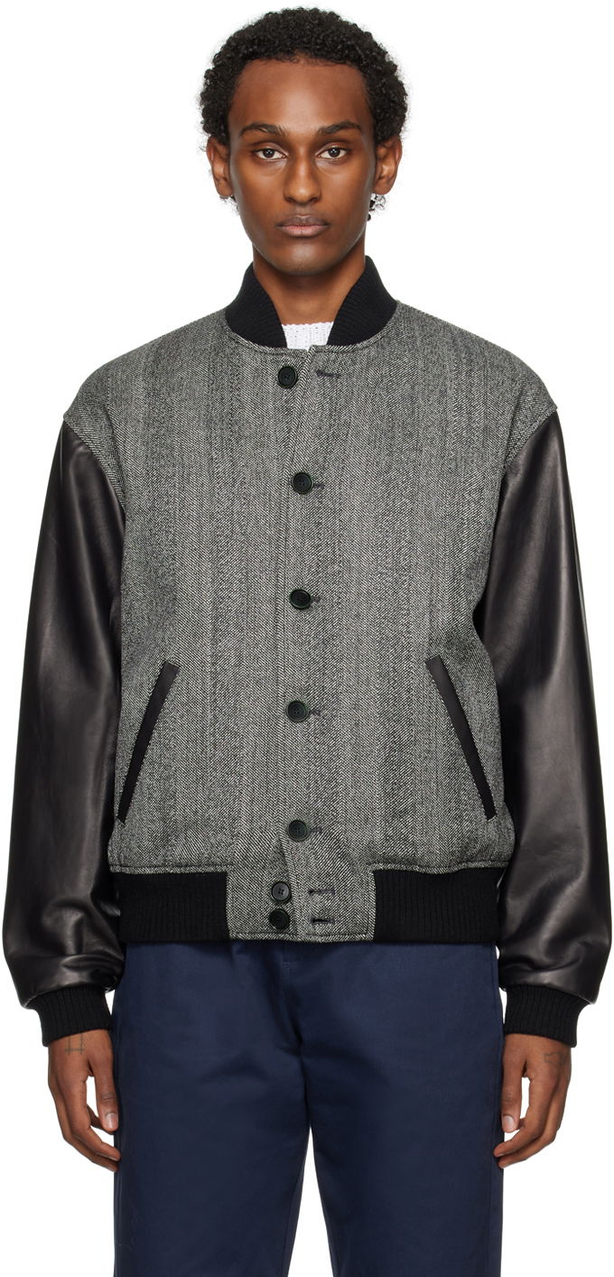 Bomber bunda Marni Paneled Bomber Jacket Čierna | JUMU0138S1 UTWA12, 0
