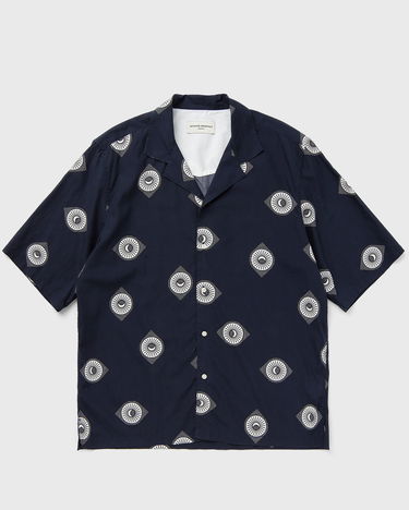 Košeľa Officine Générale EREN SS ITL CLY CO EYES PRINT Čierna | S24MSHI028, 0