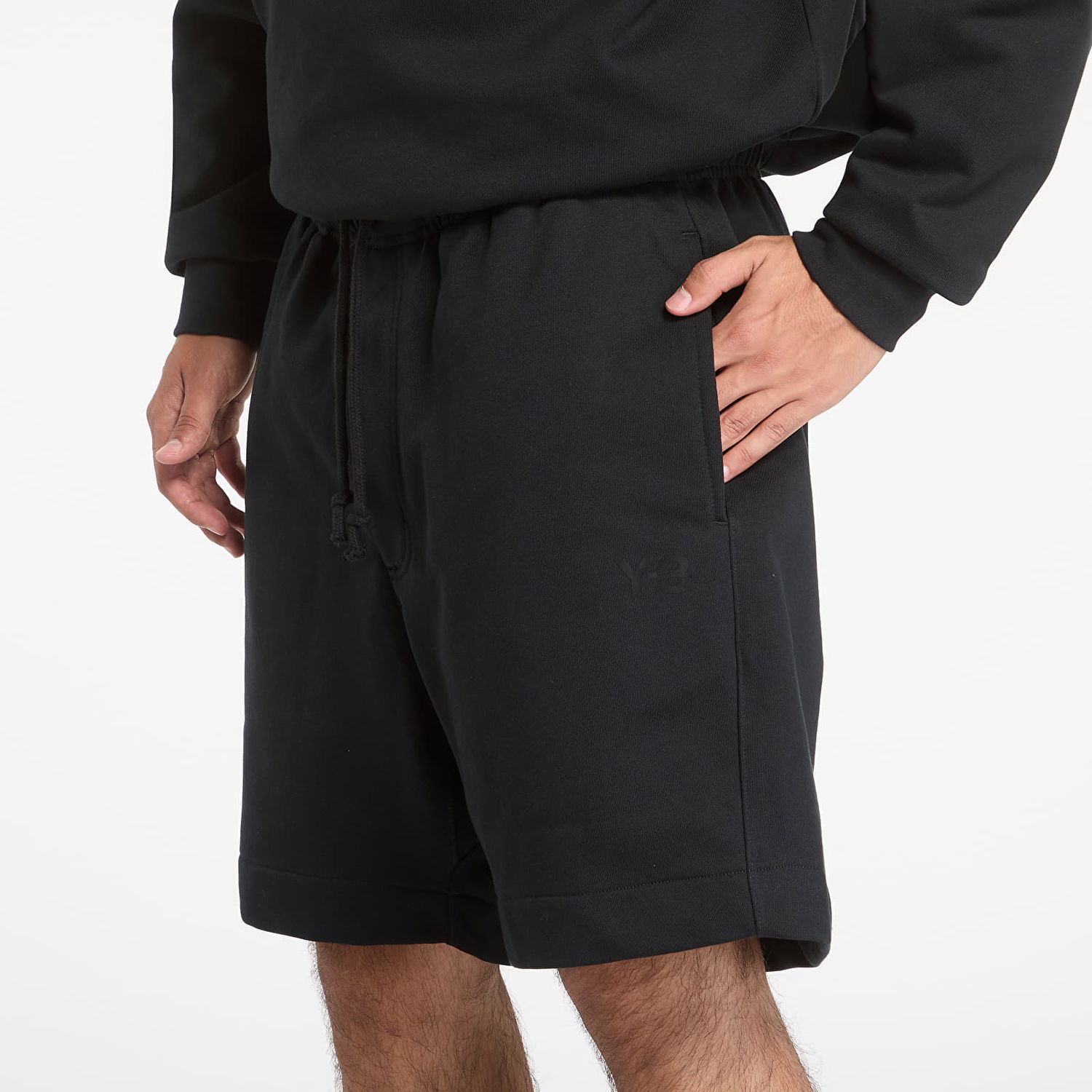 Šortky Y-3 Brushed Terry Shorts Black Čierna | JJ4395, 1