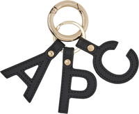 A.P.C. Lettres 'A.P.C.' Leather Keychain