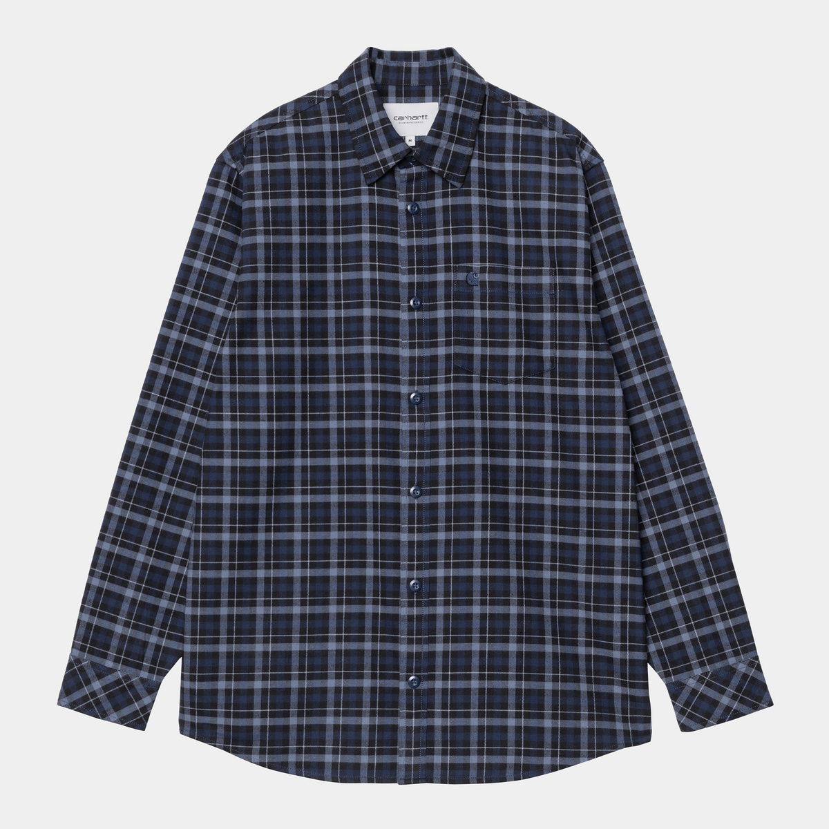 Košeľa Carhartt WIP Carhartt WIP Widmark Long Sleeve Shirt Modrá | I035326_1, 0