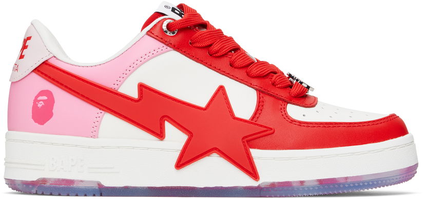 Tenisky a topánky BAPE BAPE STA OS Červená | 001FWK801309M