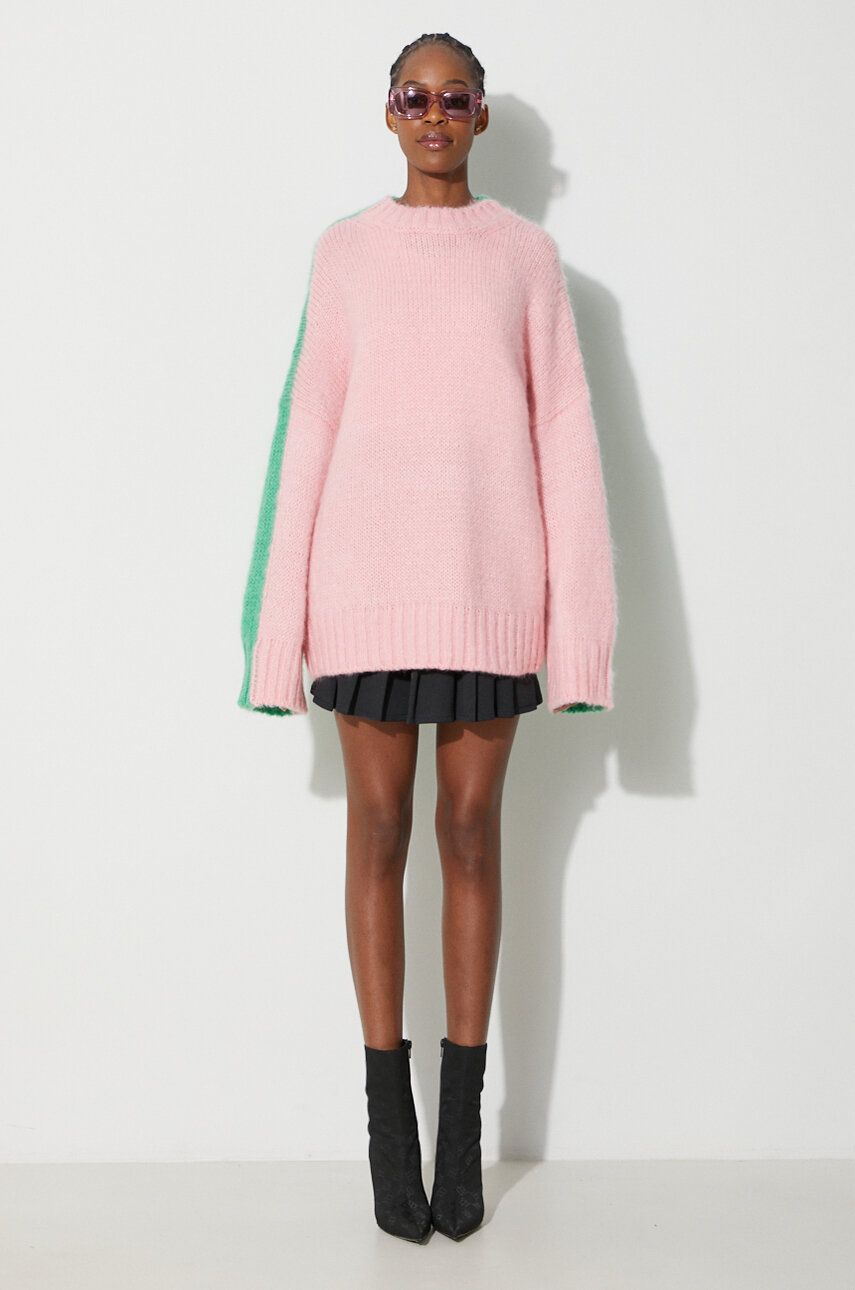 Sveter JW Anderson Knitted Sweater Ružová | KW1018.YN0272, 1