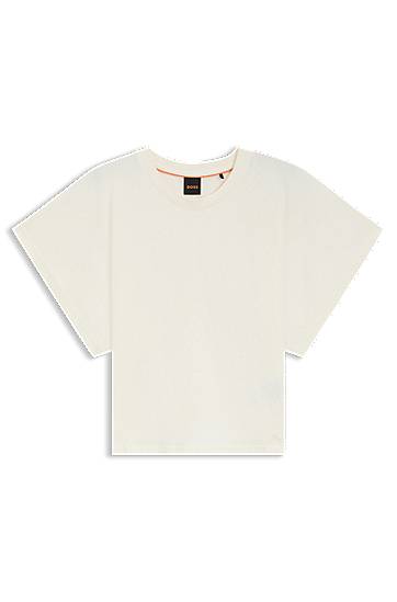 Tričko BOSS T-Shirt with Wide Sleeves Biela | 50543502, 0
