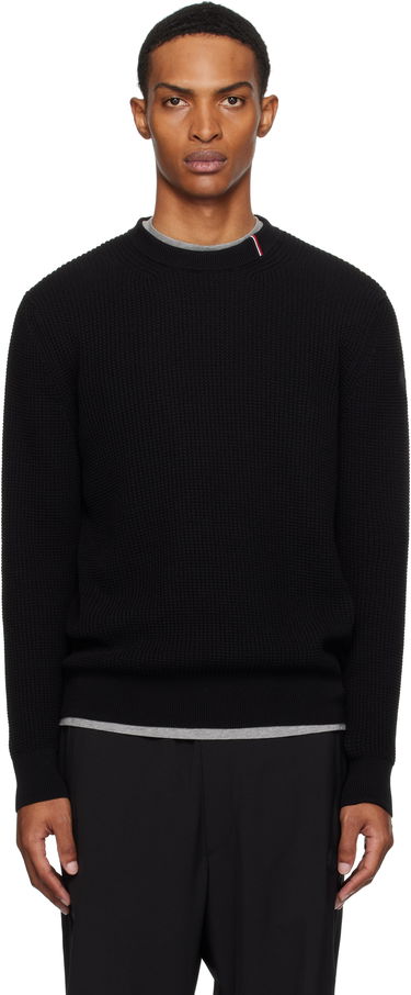 Sveter Moncler Moncler Crew Neck Sweater Čierna | K20919C00011M1367, 0