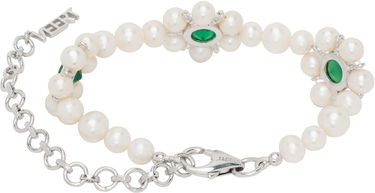 Náramok VEERT Trio Flower Pearl Bracelet Metalická | JLG0016-WG, 1
