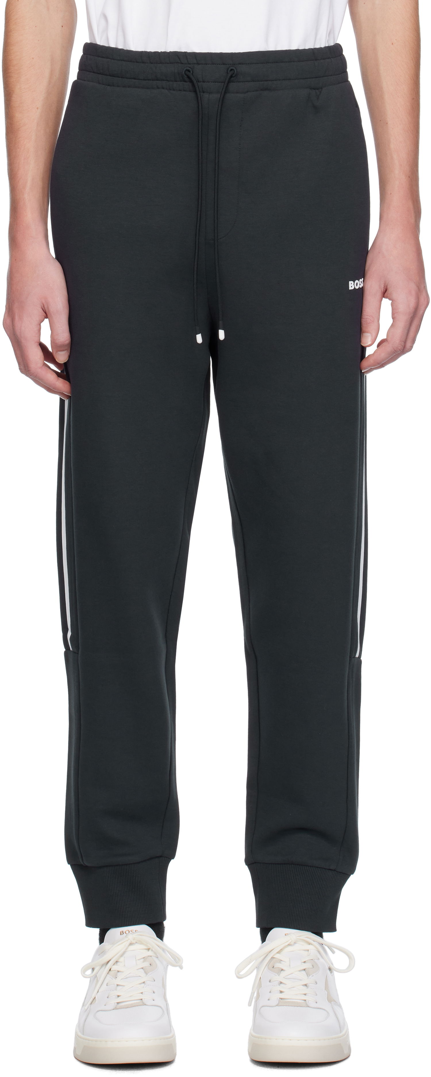 Tepláky BOSS Three-Pocket Sweatpants Čierna | 50511517, 0