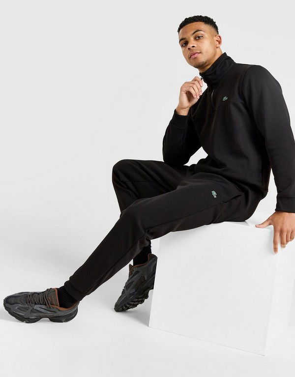 Súprava Lacoste Urban Quarter-Zip Sweatshirt and Sweatpants Čierna | XH5132031, 0