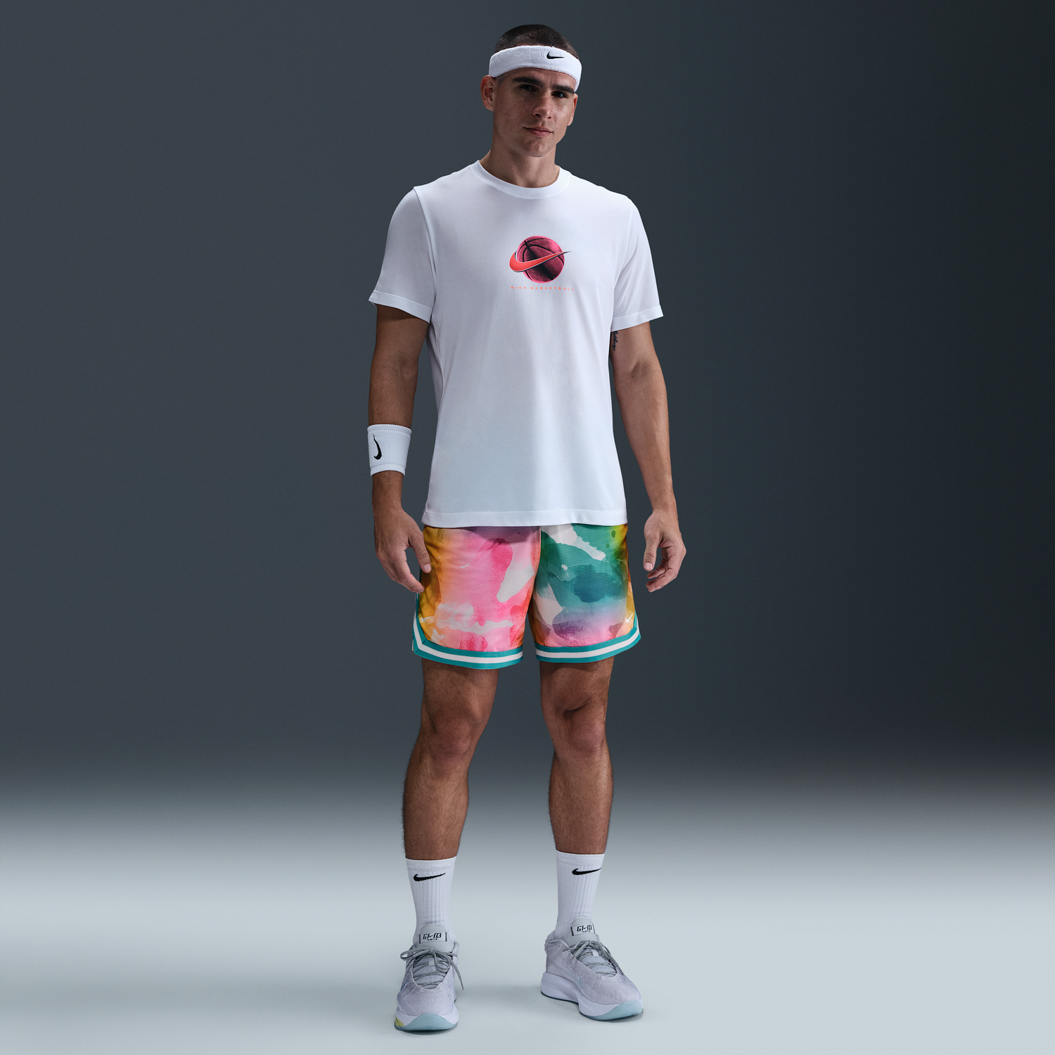 Tričko Nike Nike DNA Dri-FIT Basketball Shorts Biela | HJ3879-345, 0