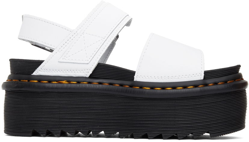 Tenisky a topánky Dr. Martens Voss Quad Strap Platform "White" Biela | 26725100