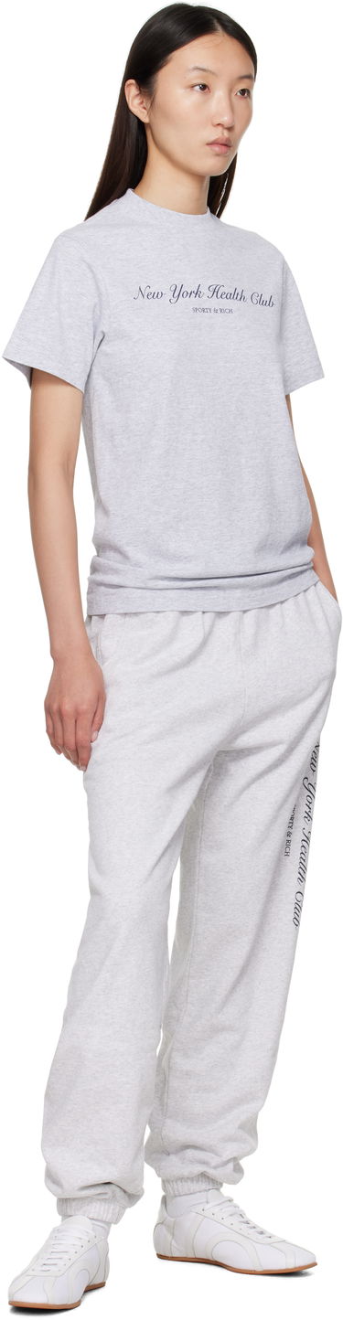 Tričko Sporty & Rich Sporty & Rich 'NY Health Club' T-Shirt Šedá | TO043602043GY03, 3