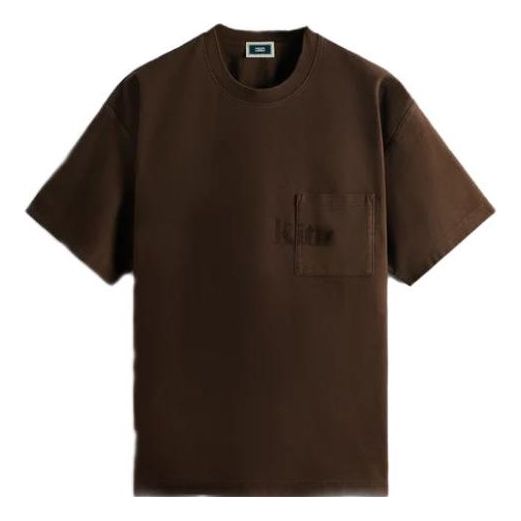 Tričko KITH KITH Quinn Pocket T-Shirt Hnedá | KHM030945-275, 0