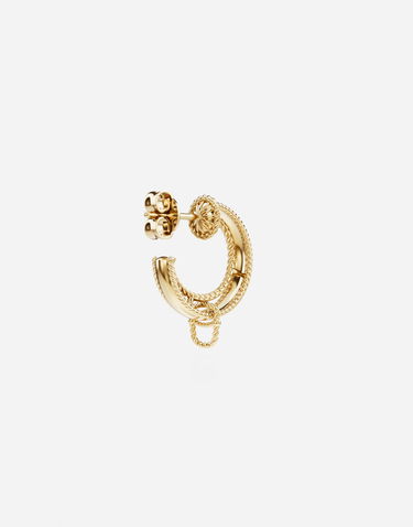 Náušnice Dolce & Gabbana Gold Hoop Earrings Žltá | WSNR1GWYE01ZOO00, 1