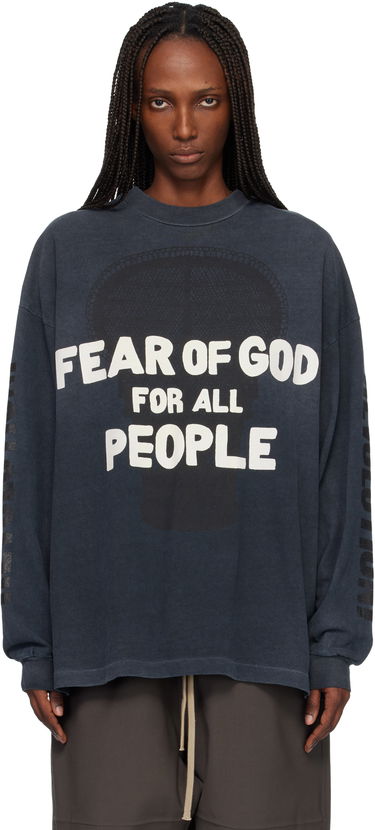 Tričko Fear of God Fear of God Relaxed Long Sleeve 'Future' T-shirt Šedá | FG25FW10-10403HWJUS, 0
