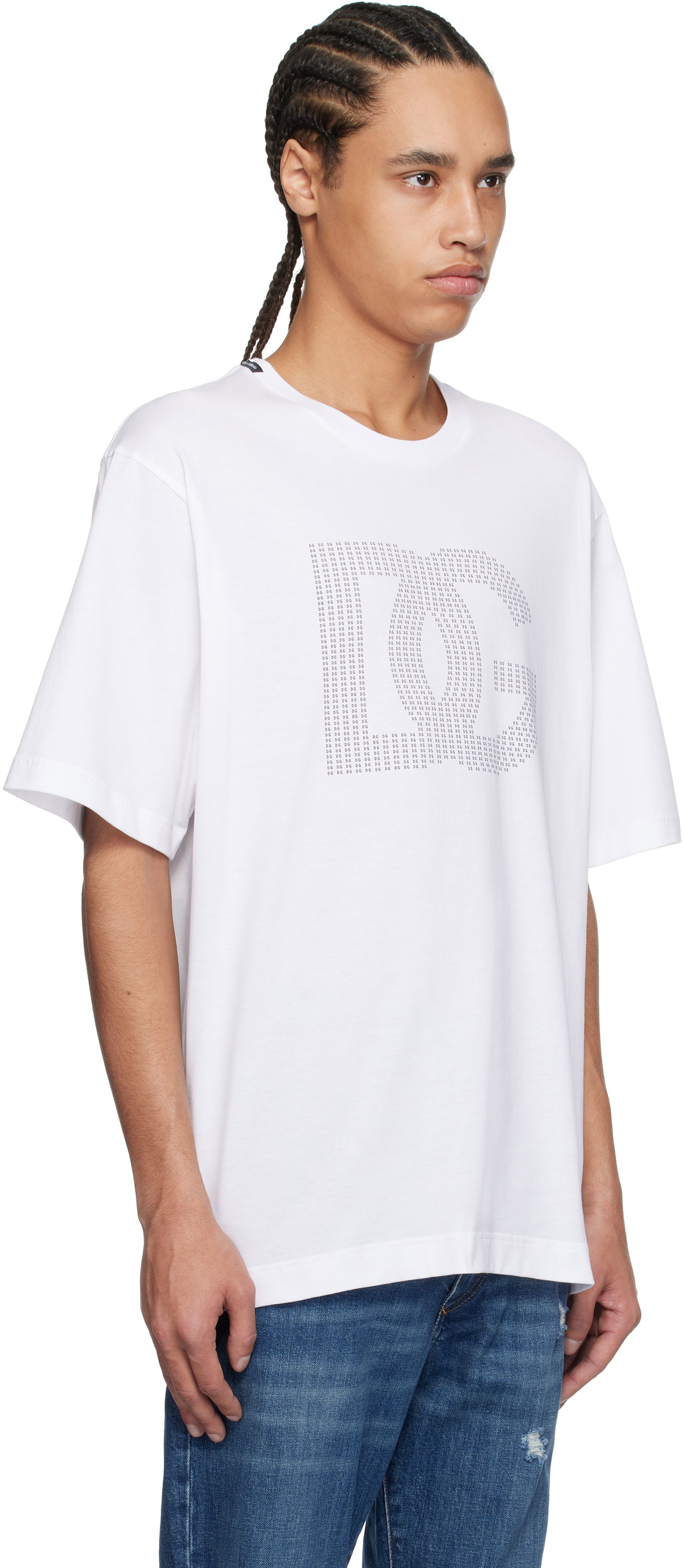Tričko Dolce & Gabbana Dolce&Gabbana DG Logo T-Shirt Biela | G8PN9TG7O4O, 1