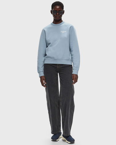 Mikina Carhartt WIP WMNS Signature Sweat women Sweatshirts blue in size:L Modrá | I034030-2DQ.XX, 1