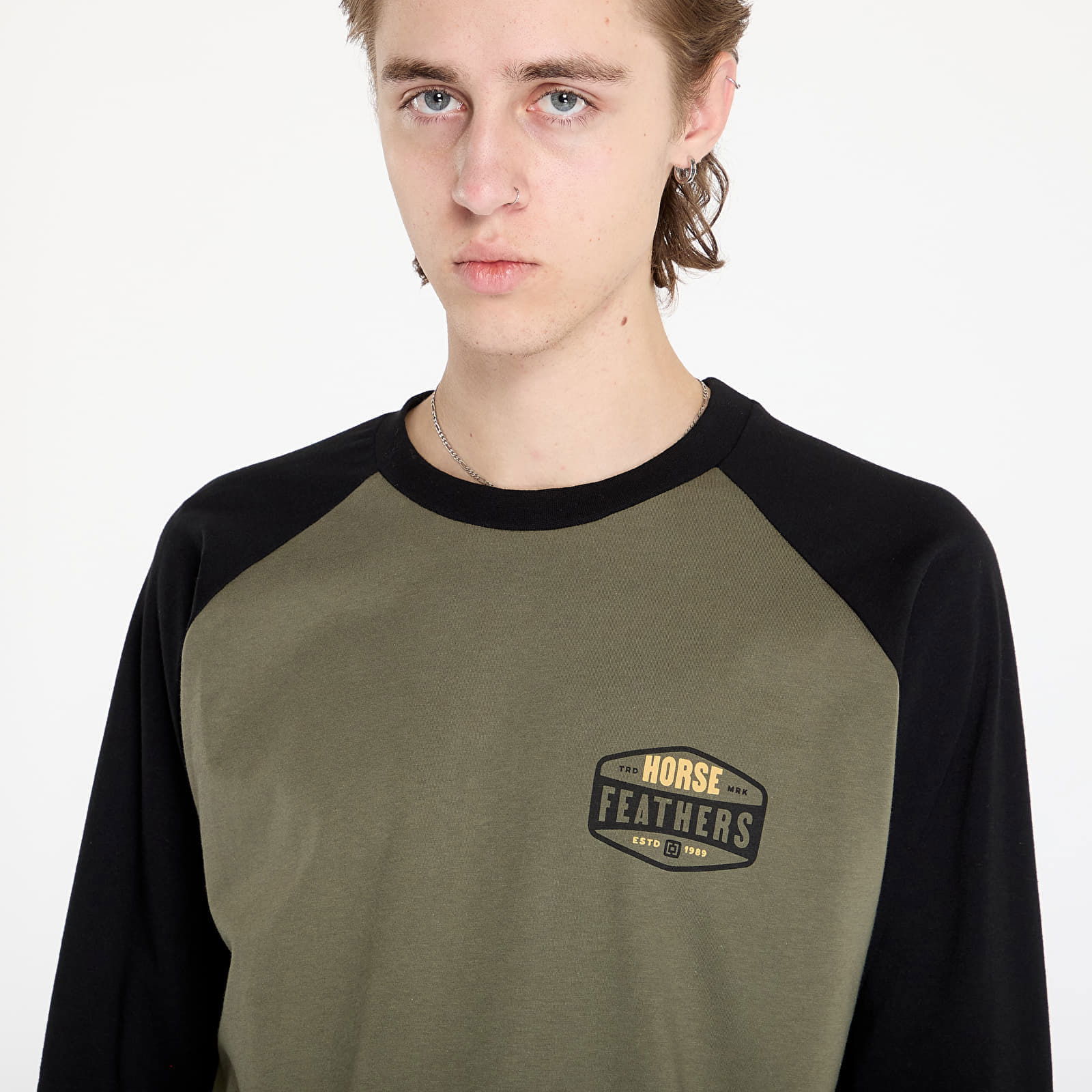 Hexagon II Raglan T-Shirt Burnt Olive M