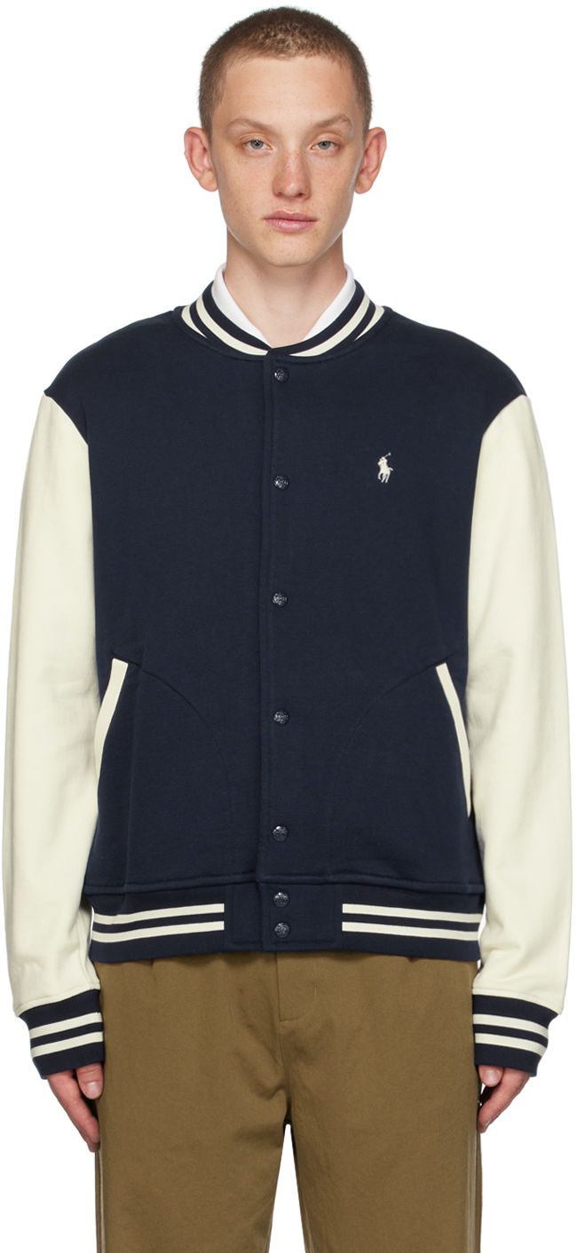 Bomber bunda Polo by Ralph Lauren Baseball Bomber Jacket Navy | 710917913001, 0