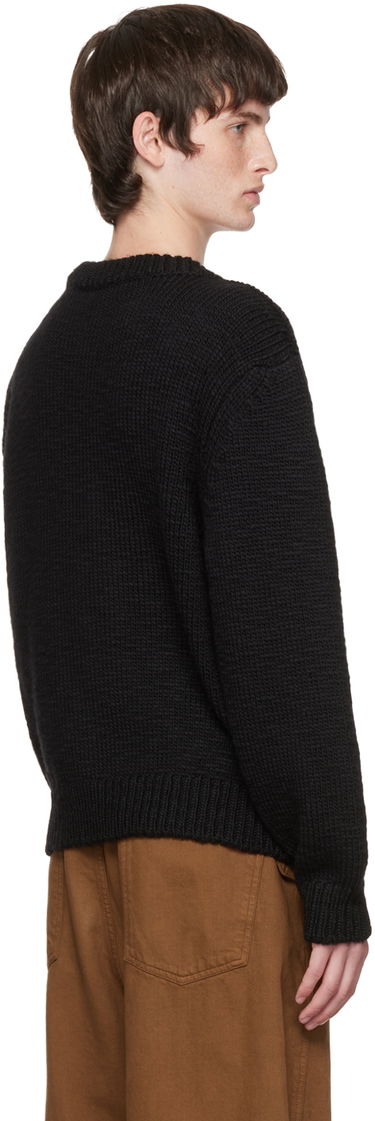 Sveter LEMAIRE LEMAIRE Crewneck Knit Sweater Čierna | KN345 LK123, 2