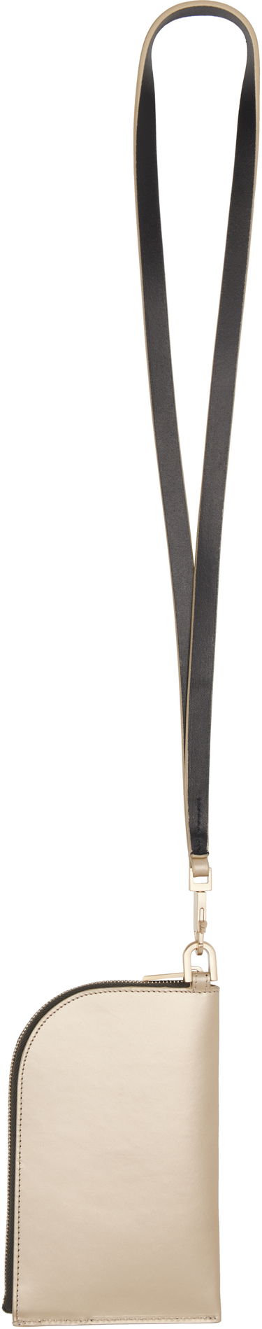 Peňaženka Rick Owens Rick Owens Hollywood Neck Wallet Metalická | RA01E0611 LGEMGH, 1