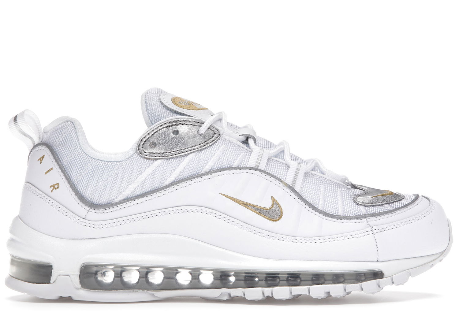 Tenisky a topánky Nike Air Max 98 White Silver Gold W Biela | CT2547-100, 0