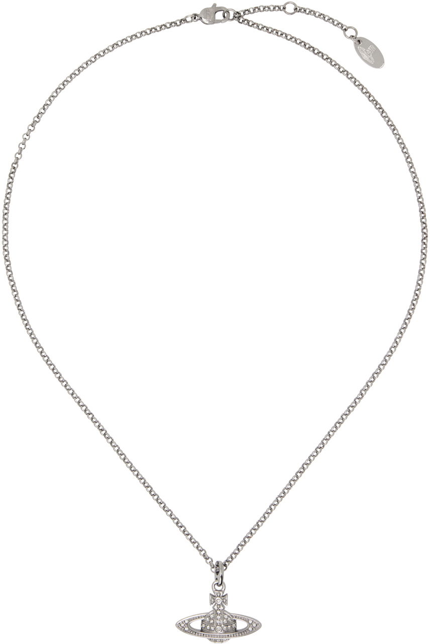 Náhrdelník Vivienne Westwood Mini Bas Relief Pendant Necklace Metalická | 63020086-02S108-CN, 0