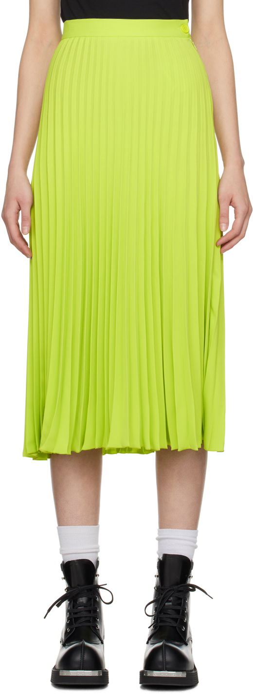 MM6 Pleated Midi Skirt