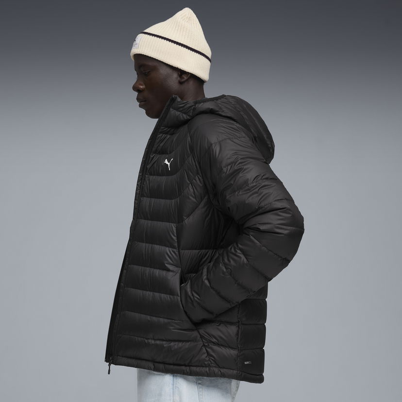 Prešívaná bunda Puma Packlite Hooded Down Jacket Čierna | 685221_01