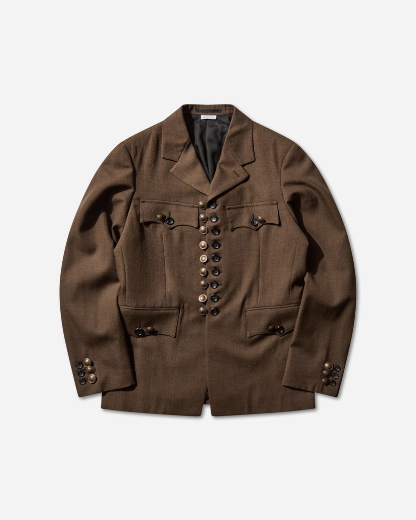 Bunda Comme des Garçons Multi-Button Front Wool Blazer Hnedá | PP-J004-W25 1