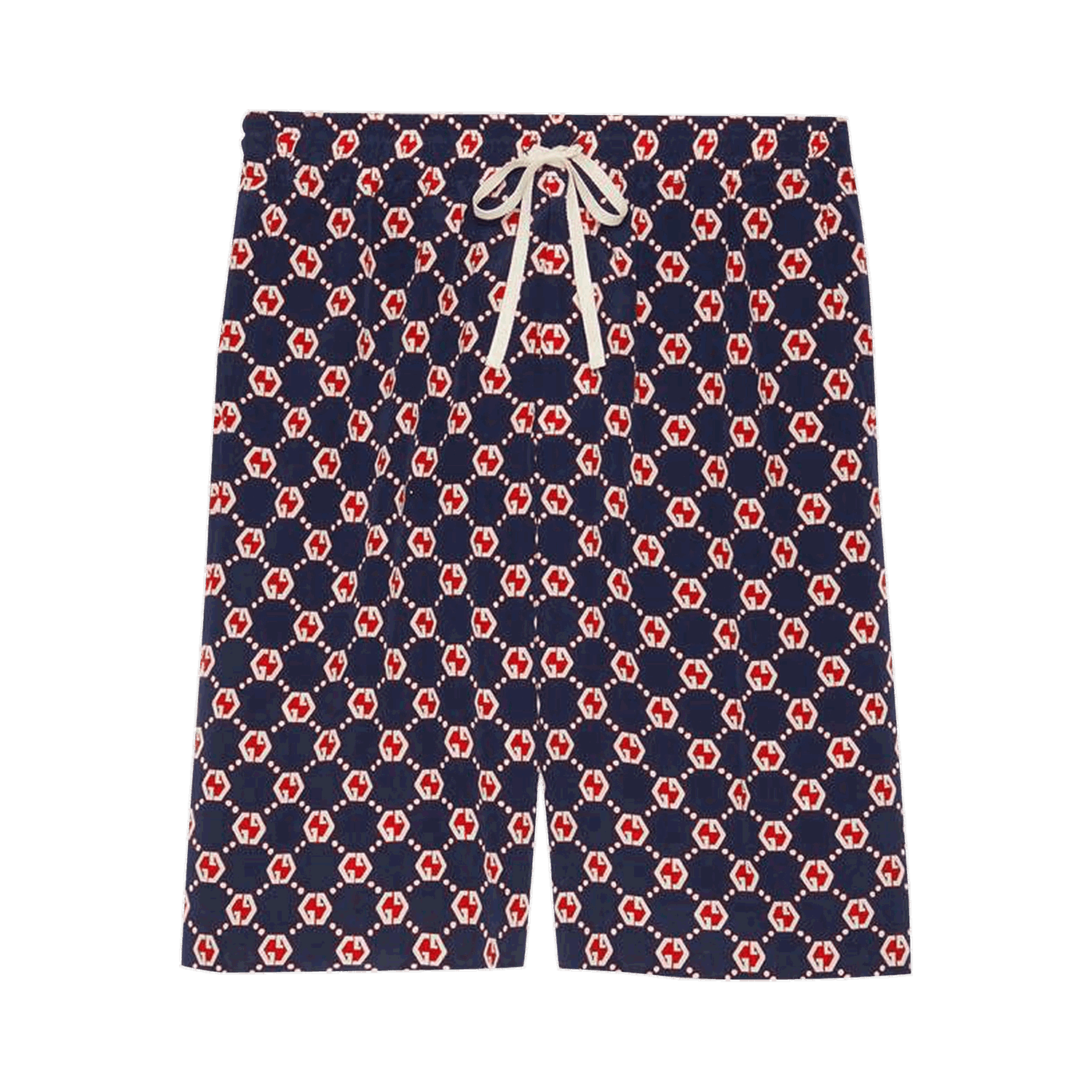 Šortky Gucci GG Hexagon Silk Crepe Shorts Vínová | 654859 ZAF9W 4759, 0