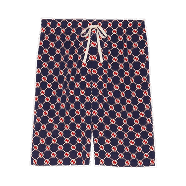 Šortky Gucci GG Hexagon Silk Crepe Shorts Vínová | 654859 ZAF9W 4759, 0