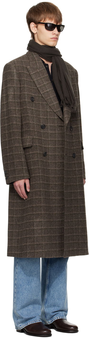 Kabáty OUR LEGACY OUR LEGACY Whale Double-Breasted Coat Hnedá | M4251WD, 1