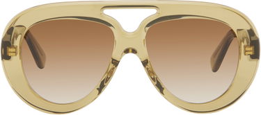 Slnečné okuliare Loewe Round Spoiler Aviator Sunglasses Béžová | LW40144U 192337178948, 0