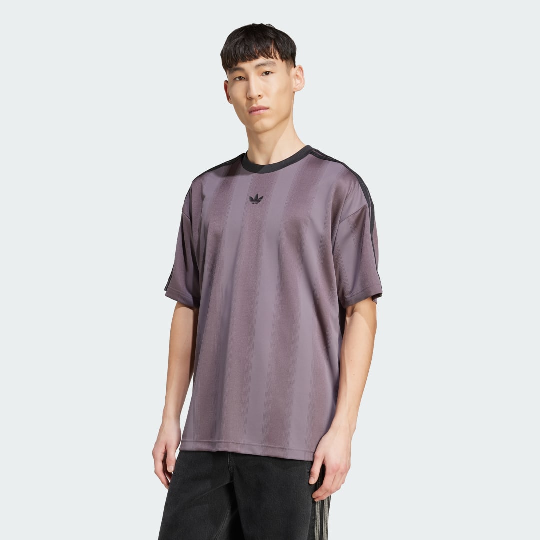 Tričko adidas Performance Adicolor Jersey T-Shirt Fialová | JW5880, 0