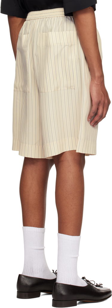 Šortky Róhe Róhe Loose Drawcord Silk Shorts Béžová | 314-32-090, 2