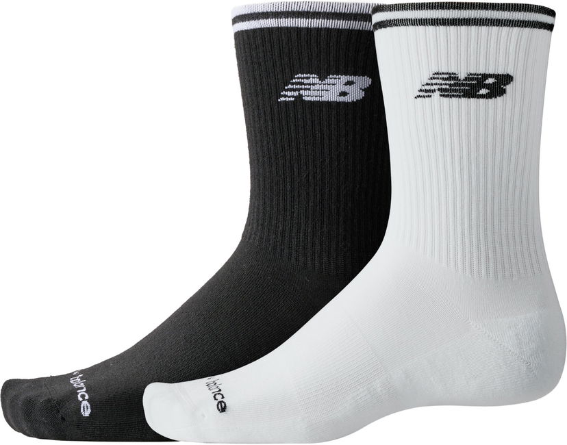 Ponožky New Balance Running Stripe Midcalf Socks 2 Pack Rôznofarebný | las45162-as1