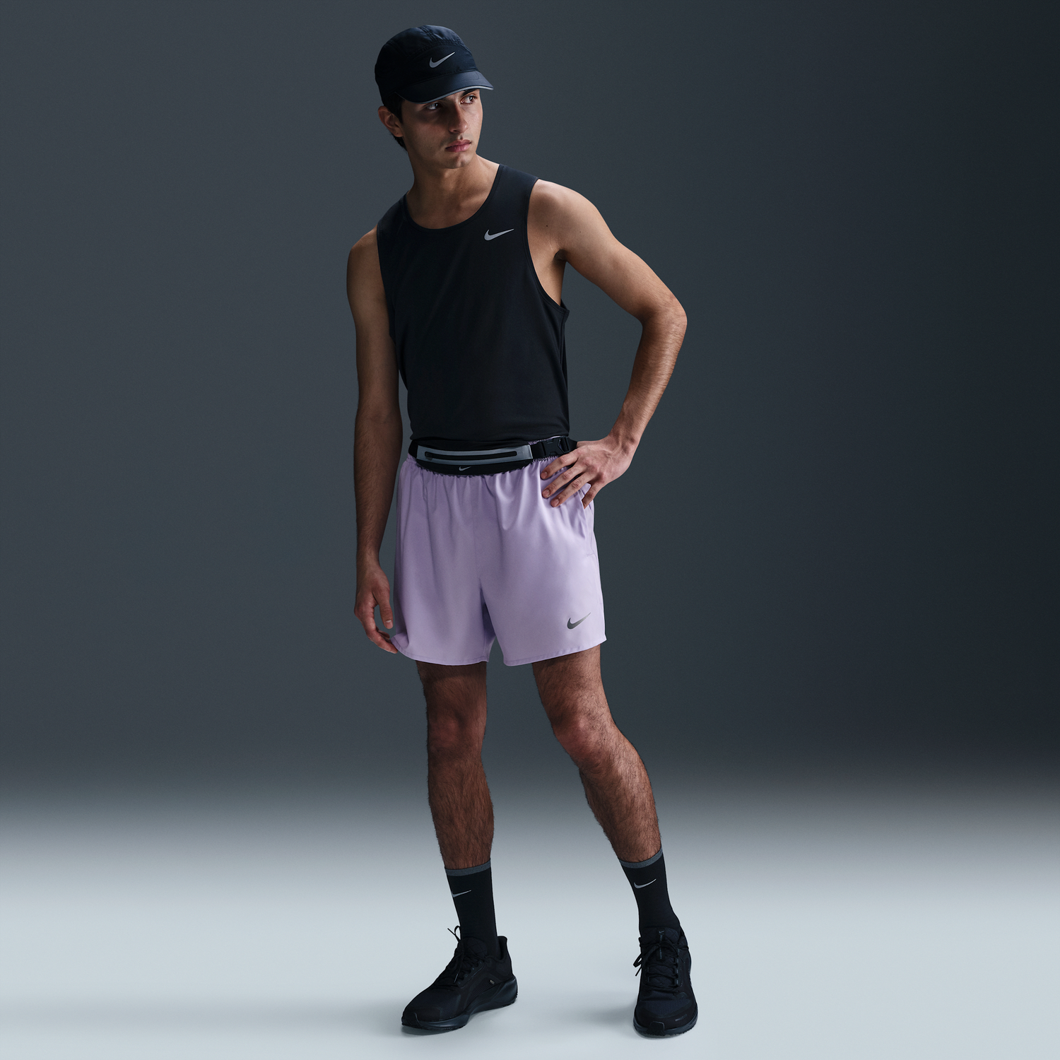 Šortky Nike Challenger Dri-FIT 5" Running Shorts with Liner Fialová | DV9363-515, 0