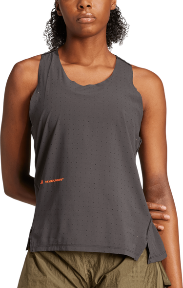 Tielko adidas Originals Hermanos Koumori Perforated Training Tank Top Čierna | jy1734, 0