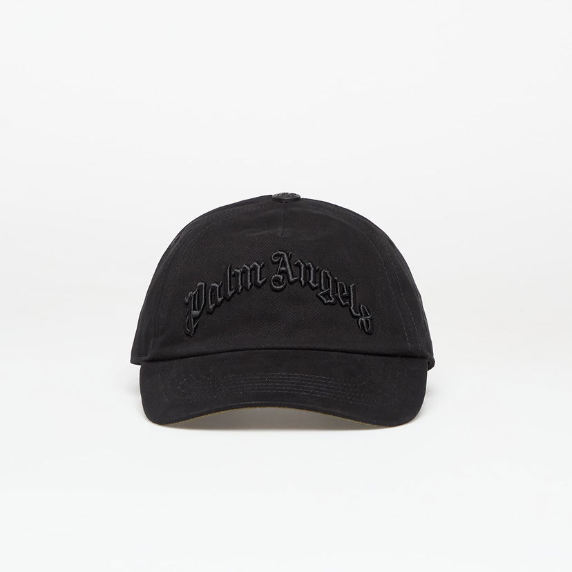 Šiltovka Palm Angels Palm Angels Curved Logo Cap Čierna | PMLB104F25FAB0021010