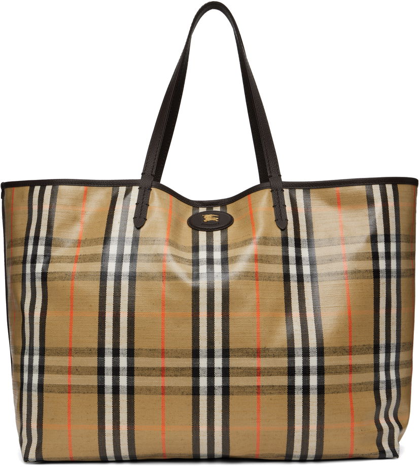 Tote bag Burberry Burberry Highlands Large Tote Béžová | 8112186