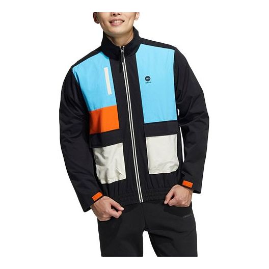 Vetrovka adidas Originals Colorblock Stand Collar Jacket Rôznofarebný | HD4662, 0