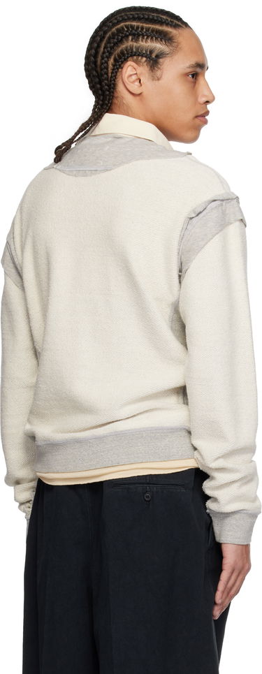 Sveter Maison Margiela Maison Margiela Décortiqué Polo Sweatshirt Béžová | S50GU0227 M25022, 2