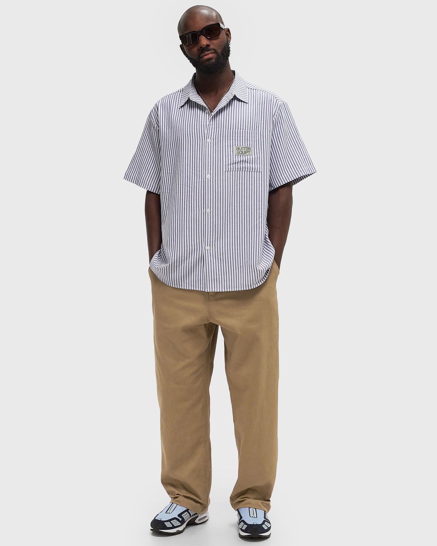Cargo nohavice Butter Goods Wide Leg Casual Pants Béžová | P20500, 1