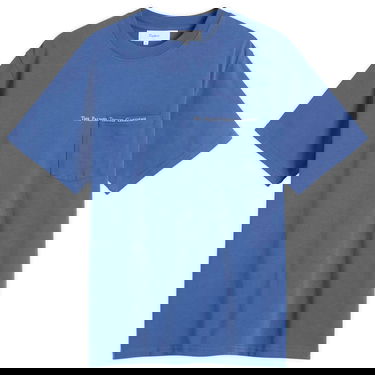 Tričko Palmes Palmes Garden Pocket T-Shirt, Size Large Modrá | P10-0042-677, 0